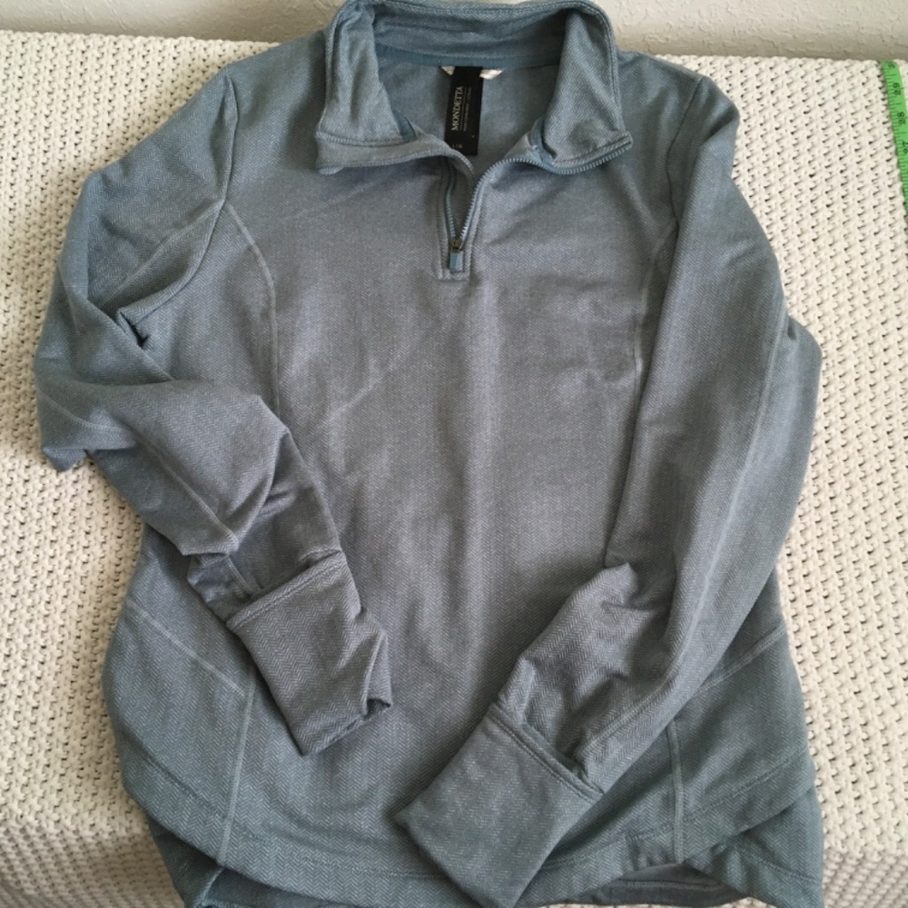 Mondetta Long Sleeve Fleece Lined Pullover Size Woman Large